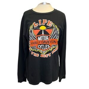 Madeworn 'Harley Davidson' Long Sleeve Tee, NEW